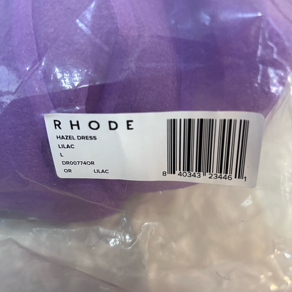 BNWT RHODE Hazel Dress in Lilac Organza and Satin - Picture 9 of 10